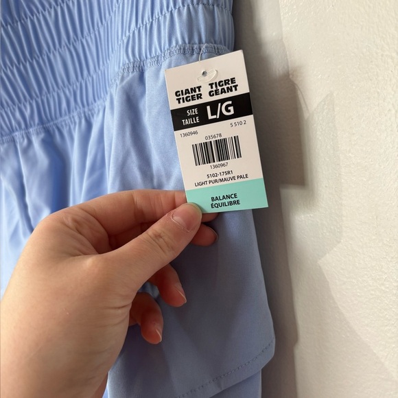 🎉4/30$🎉 ACX NWT Light Blue Layered Athletic Shorts - Size Large - Picture 3 of 5